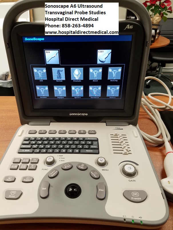 Sonoscape A6 Portable Ultrasound Machine - Hospital Direct Medical, Inc.