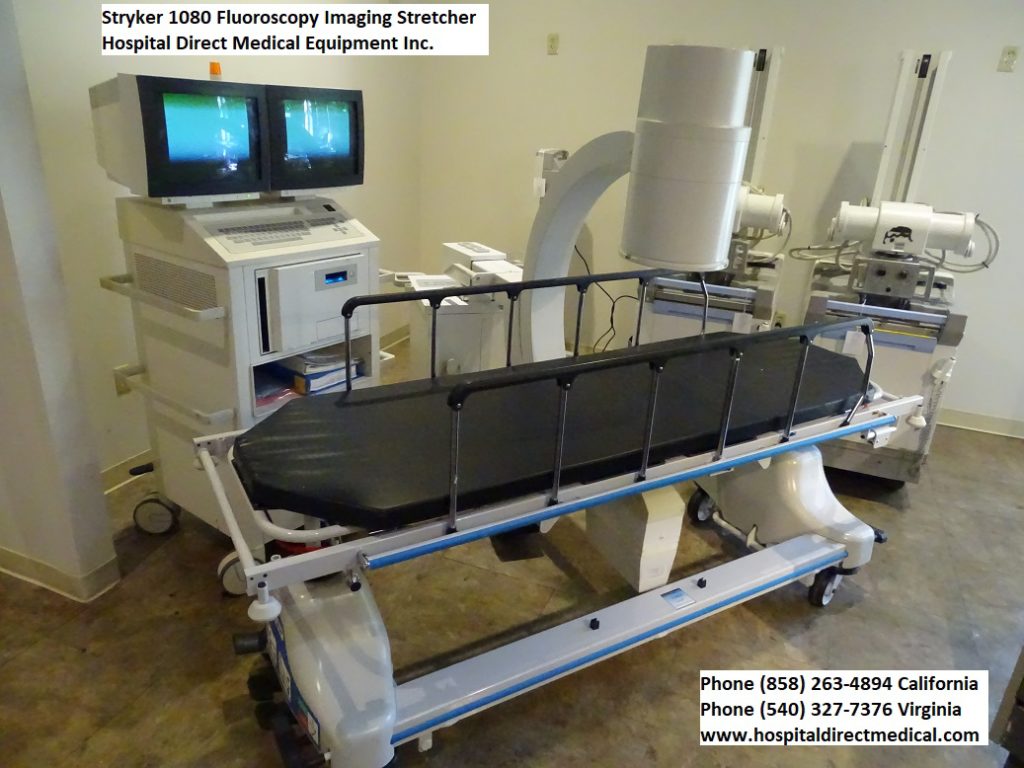 Stryker 1080 Fluoroscopy stretcher C arm x ray and portable x ray equipment for sale
