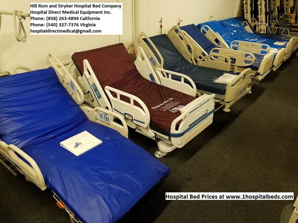 New and refurbished hospital beds and medical beds for hospitals, surgery centers, home care and nursing schools